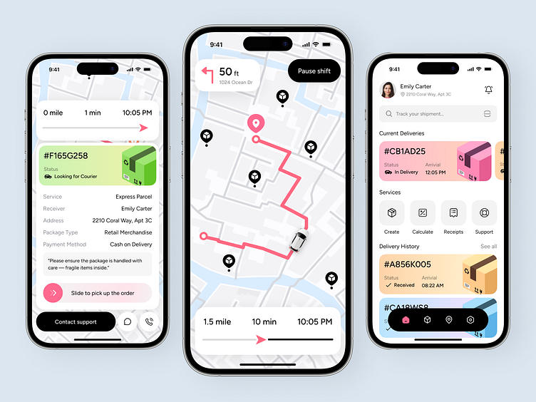 Fleet tracking UI